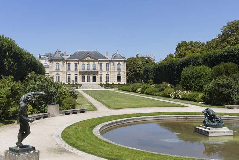 Jardim de esculturas do Museu Rodin em Paris