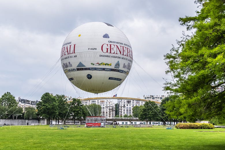 Balão cativo Ballon de Paris Generali