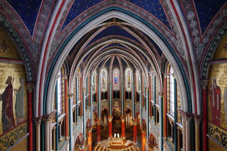 Interior da igreja de Saint-Germain-des-Prés
