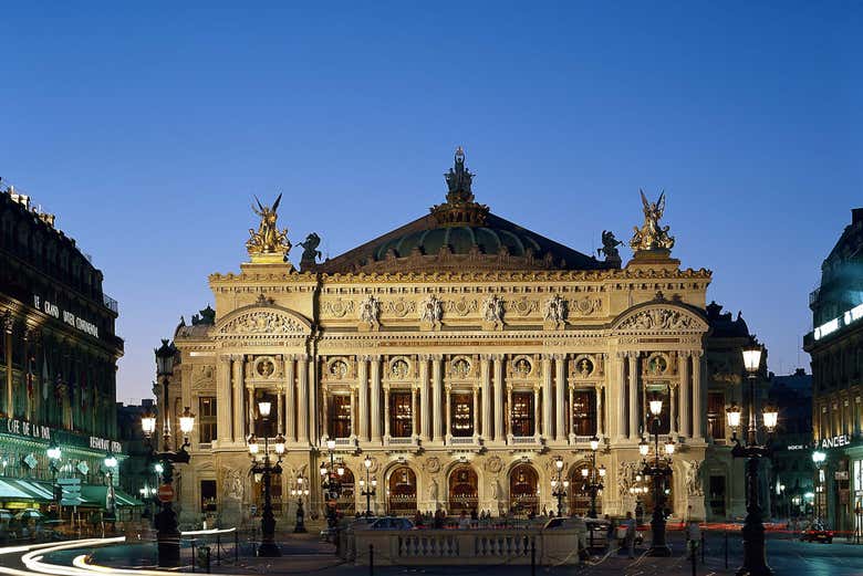 Fachada da Ópera de Garnier