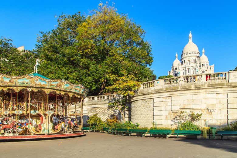 Carrousel de Saint-Pierre, aos pés do Sacré Coeur