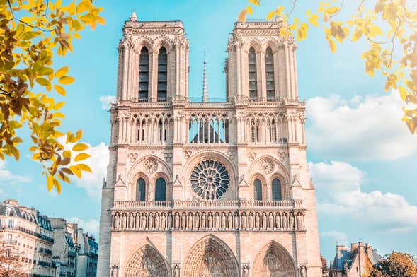 Tour pela Île de la Cité e pelo exterior da catedral de Notre Dame + Ingresso da cripta